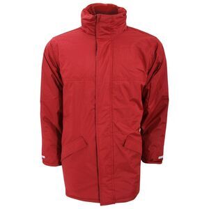 Result Mens Core Winter Parka Waterproof Windproof Jacket / Red